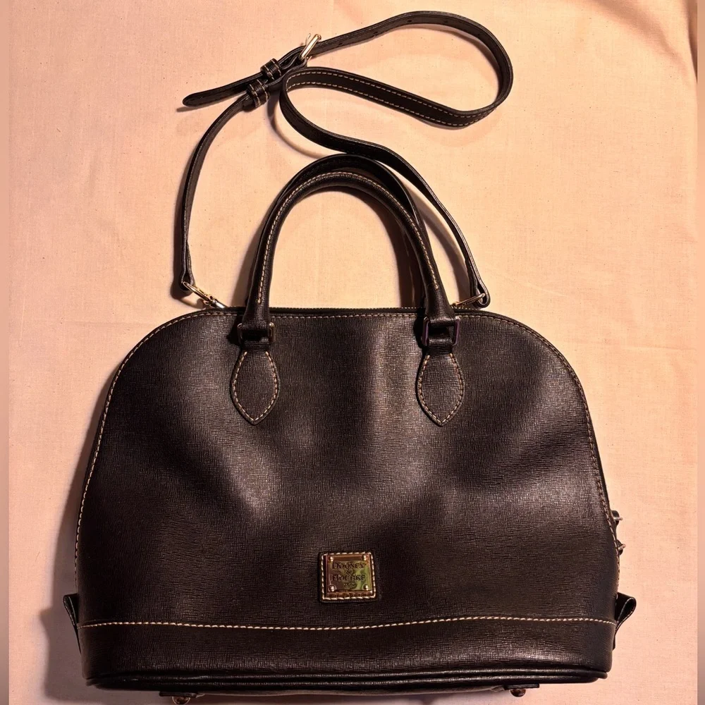 Dooney & Bourke Saffiano Satchel - Picture 10 of 13